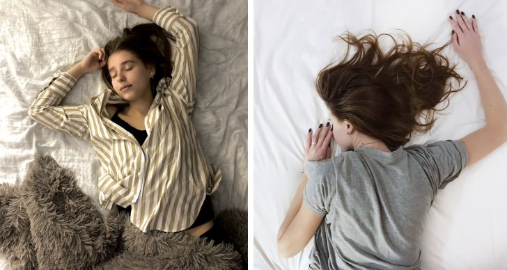 Hur du sover säger mycket om din personlighet. Källa: WebMD.
